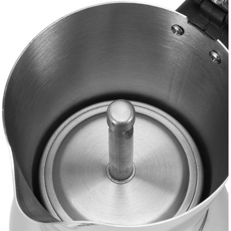 Cafetière italienne en acier inoxydable 304, type cafetière à piston, pour usage domestique ou professionnel. (1/5)