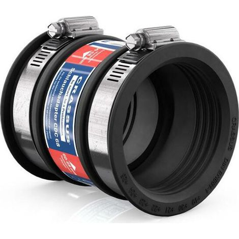 CR Schlauchadapter Typ 1 CDC 068 (60-68mm), bis 0,6 bar, EPDM / V2A (1/2)