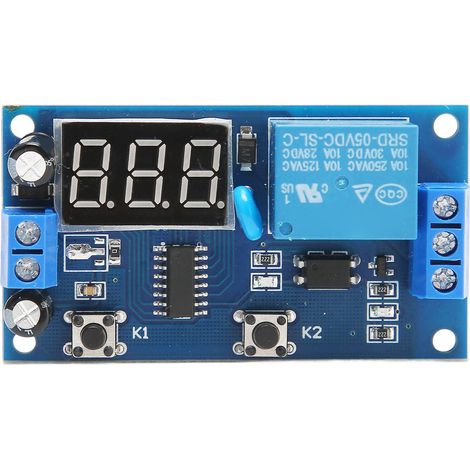 Module Temporisateur à Délai de Déclenchement, Relais Cyclique avec Afficheur LED Numérique, Contrôleur de Commutation 5V DC (1/5)