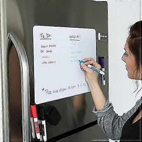 Tableau blanc magnétique A3 pour réfrigérateur facile à écrire et à effacer (1/3)
