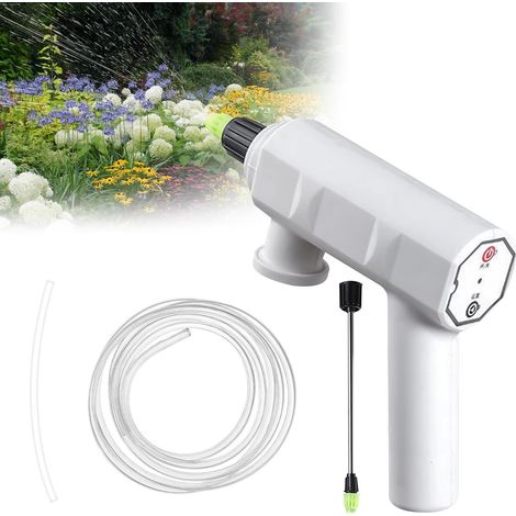 Pulvérisateur Électrique, Pulverisateur de Jardin Electrique avec Buses Réglables et Tuyau de 2 m, USB Rechargeable, Pulvérisateur À Pression Autopump pour Maison, Bureau, L'École, Jardin (1/5)