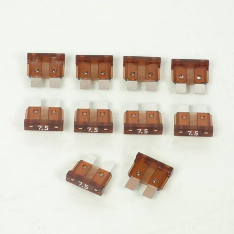 10er-Pack 7.5a Flachsicherung Standard steckbar 19x19x5mm für (1/3)