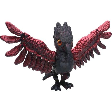 Statuetta decorativa realistica di aquila per scrivania, D (1/4)