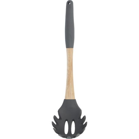 Cuillère à pâtes en silicone avec manche en bois BRUNBESTE BB-2970 (1/2)