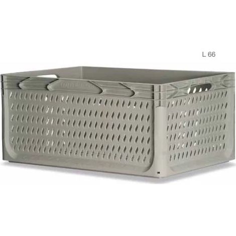 contenitore multiuso grigliato art plast - 60x40x32 cm