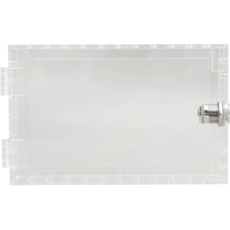 Beyamis Boîtier de verrouillage de thermostat universel grand format transparent, protection pour thermostat mural de type B (1/5)