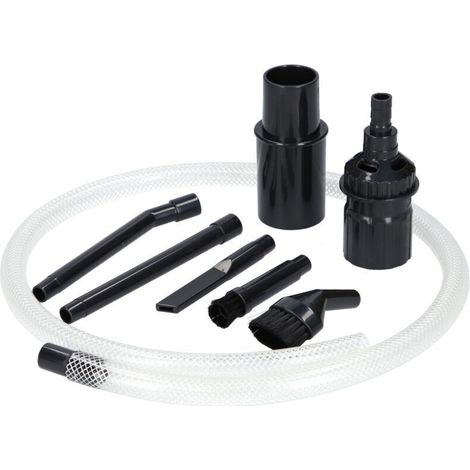Vacuum cleaner accessory kit for cleaning PC, keyboard, car, etc. (1/4)