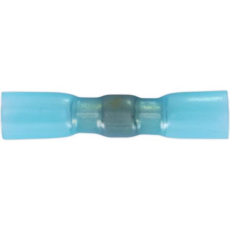 Hssb25b Heat Shrink Butt eur avec Crimp et Solder Bleu Lot de 25 (1/3)