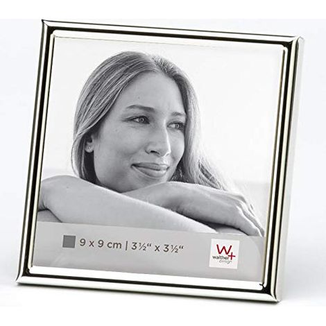 Cadre Photo Argent 9 x 9 cm Portrait Frame (1/2)