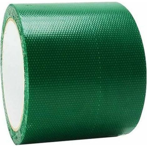 Vert Ruban de réparation spécial bâche - Résistant à la pluie - Ruban adhésif de réparation pour bâche - Pour store - 8 cm - Longueur : 500 cm (1/5)