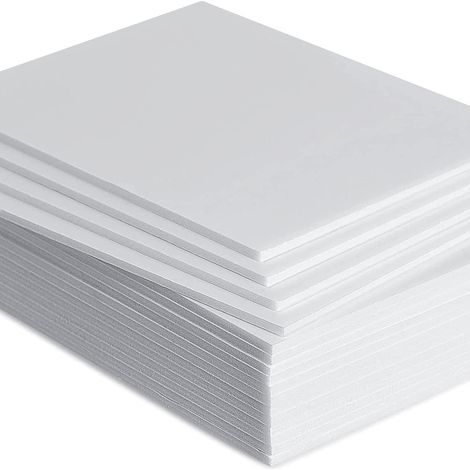 30 x 1000x500x50mm White Foam Sheets EPS Polystyrene
