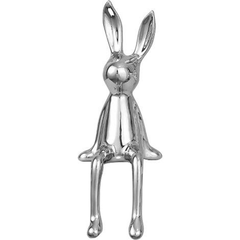 Hasenfigur galvanisiert 8 46 x 3 14 x 1 77 Zoll für Büro und