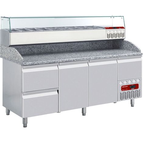 Ensemble table + structure réfrigérée - Diamond (1/5)