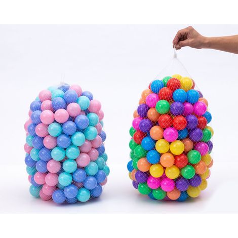 Fosse à balles en plastique souple et épaisse, 100 pièces, jouets d'eau de piscine pour enfants, décoration de fête, accessoires de cabine Photo (1/4)