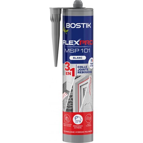 Mastic Colle Flexpro Msp 101 Blanc 290 Ml Mastic Colle Flexpro Msp 101 Blanc 290 Ml - Bostik