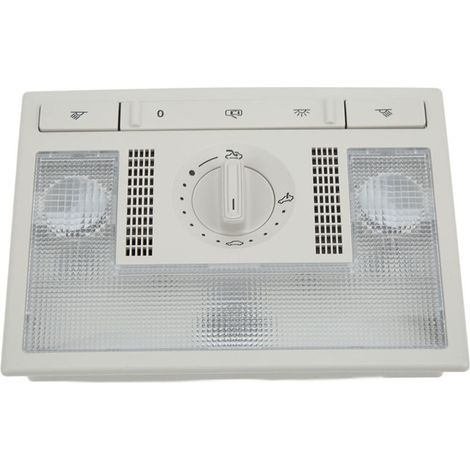 Lampe de lecture à dôme gris 6Q0959613A Pièces de rechange pour SEAT Altea Leon Toledo (1/5)