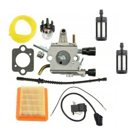 CSPARCV carburetor with fuel filter, fuel line and air filter for Stihl brushcutters FS120, FS200, FS250, FS300, FS350, FS400, FS450 and FS480 (1/4)