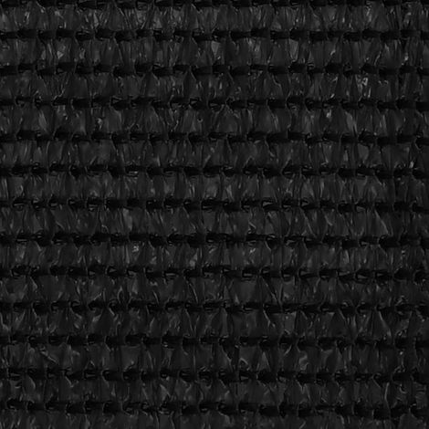 Maison Exclusive - Balkon-Sichtschutz Schwarz 120x400 cm HDPE (1/5)