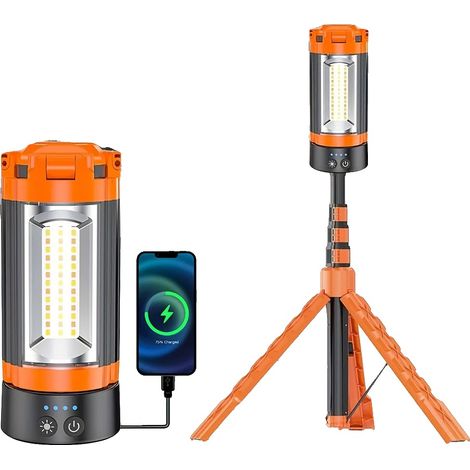 Arbeitsleuchte, 9000-mAh-Akku, höhenverstellbar, 9000 mAh (1/2)