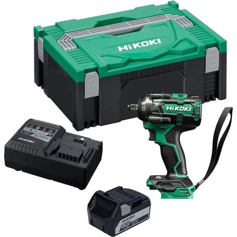 HiKOKI WR18DH Brushless 1/2 Impact Wrench 350nm Inc x1 5AH Battery and Case (1/5)