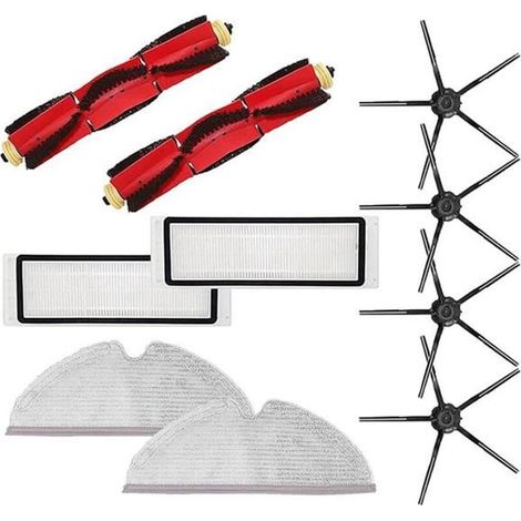 Piezas de repuesto: Cepillo principal, cepillo lateral, filtro HEPA. Compatible con Roborock S5, S6, S51, T4 y T5. Accesorios (1/5)
