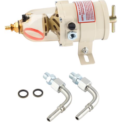 Séparateur d'huile-eau 500FG Filtre à carburant de remplacement pour bateau camion accessoire modifié (1/5)