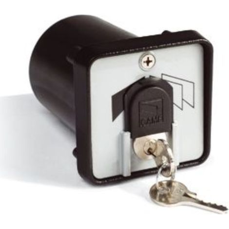 Came – Sélecteur à clé encastré 250V 3A – Alimentation électrique – Pour espaces confinés – Technologie de sécurité avancée