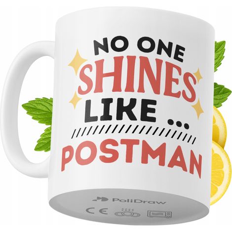 Mug humoristique pour facteur, avec un texte amusant et un design graphique original. Idéal pour les anniversaires, les fêtes et les occasions spéciales. Mug premium pour la maison, le bureau et le tr (1/5)