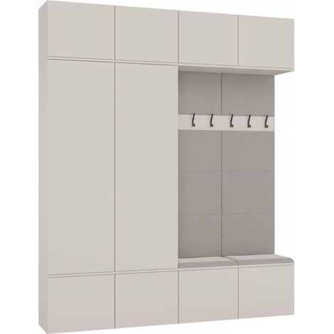 Armadio, cashmere / beige, 200 x 238 x 35 cm