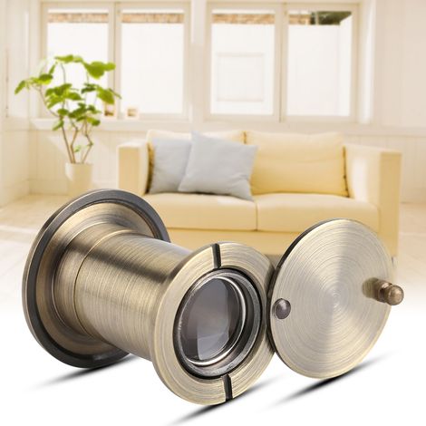 Optischer Türspion aus Glas mit 220-Grad-Weitwinkel (Bronze) (1/5)