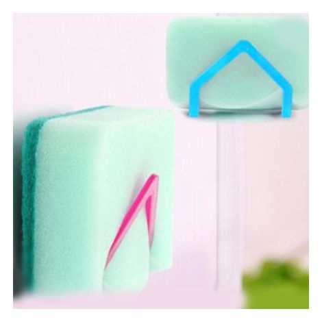 Lot de 3 porte-éponges pour évier, support de rangement cuisine et salle de bain