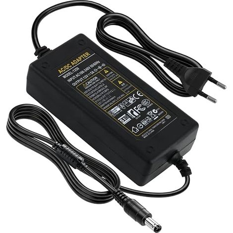12V 5A Charger for LED Strips, Universal Power Adapter (1/5)