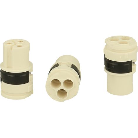 HUMMEL M16 Crimp-Kontakteinsatz Buchse Crimpanschluss, Polzahl 3-polig 400V, 20A, Farbe weiß - 1 Stück (1/3)