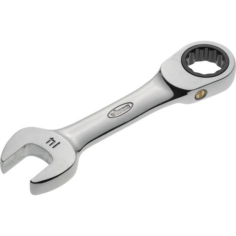 Clé mixte à cliquet ∙ courte ∙ V2828 ∙ Profil à 12 pans extérieurs, Profil à 6 pans extérieurs ∙ Taille 14 mm (1/4)