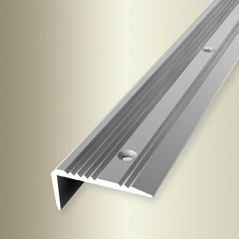 PROVISTON  Treppenkanten- & Winkelprofil  Aluminium  43 x 1000 mm  Silber  Winkelprofil (1/3)