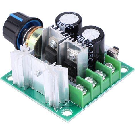 Module régulateur de vitesse pour moteur CC 10 A, 12 V, 24 V, 36 V, 40 V, avec modulation de largeur d'impulsion (PWM) et interrupteur. (1/5)