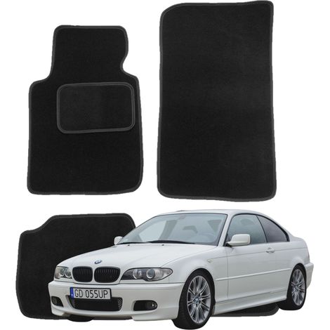 Velours-Fußmatten für BMW E46 (1998–2007), Scheibenwischer für Fahrzeug B