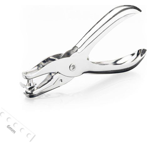 Perforateur 1 trou 6 mm, pince emporte-pièce métallique pour loisirs créatifs papier, fabrication de cartes et scrapbooking (1/5)