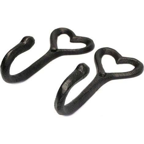 Il gancio da parete a forma di cuore, facile da usare, si installa senza