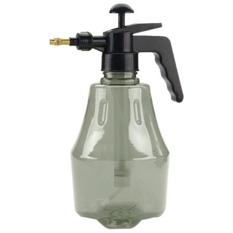 Spruzzatore manuale pressurizzato con pompa superiore, ugello regolabile, ideale per giardinaggio in interni ed esterni e per la pulizia domestica, 1500 ml, grigio stellato (1/5)