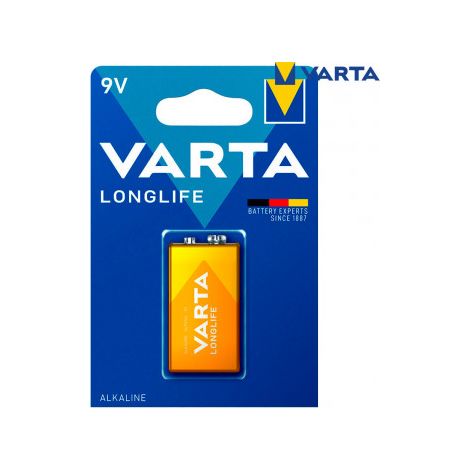 Varta LONGLIFE 9V Bli 1 Pile 6LR61 (9V) alcaline(s) 565 mAh 9 V 1 pc(s)