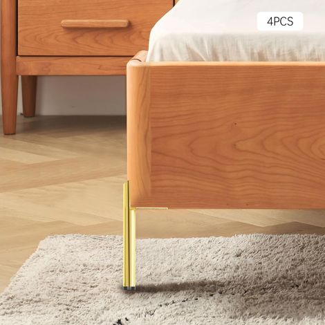 4 Stück Sofa, Bett, Couchtisch Möbel Beine, DIY Metall Tischfuß, einfach zu installieren (15 cm)