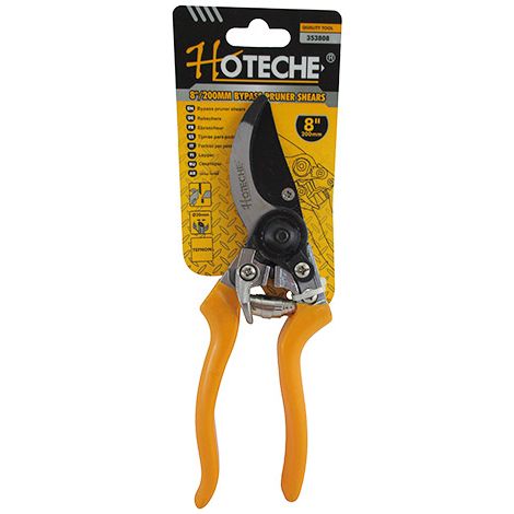 HOTECHE tijera podar 1 mano 20 cm acero , Tijera podar 1 manoLa acción de derivación de 2 cuchillas crea cortes limpios ideales para cortar vida ecológicaAsas contorneadas (1/5)