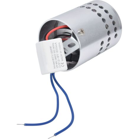 Applique murale LED en aluminium à spirale perforée, dissipation thermique stable, 3 W, lumière violette, 85-265 V (1/5)