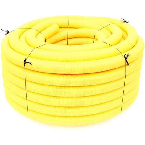 Tuyau d'évacuation PVC Ø100mm – Longueur 100m – Flexible et léger – Perforations pour drainage agricole