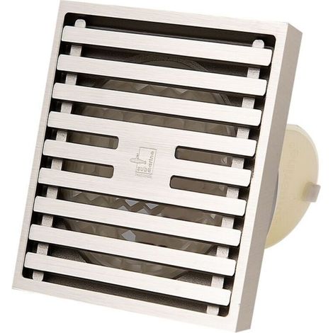 Odor-Proof Floor Drain, Stainless Steel Floor Drain with Strainer Filter, for Bathroom and Garden - 10x10cm (1/5)