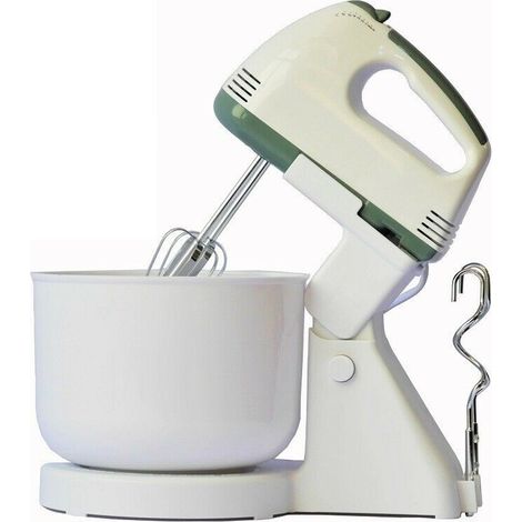 FRUSTA ELETTRICA SBATTITORE CON CIOTOLA 180W 7 VELOCITA' MIXER CUCINA CASA