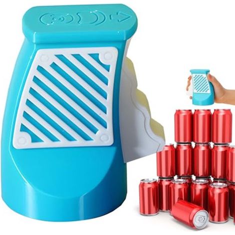 Apriscatole stampato in 3D: strumento rapido e facile per aprire lattine di birra, bibite e altri prodotti con linguetta, ideale per donne con unghie lunghe o unghie acriliche. (1/4)