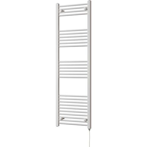 Zennor - White Electric Towel Rail H1600mm x W500mm Straight 600w Standard (1/3)