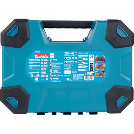 Coffret MAKITA E-22610 de 200 pièces embouts et forets (1/3)